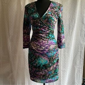 Jennifer Lopez Wrap Midi dress